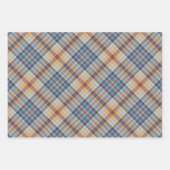 Farbenfrohes Herbst-Winter-Farbstreifenmuster Geschenkpapier Set (Vorderseite)