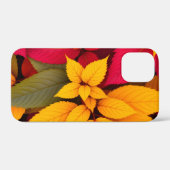 Farbenfrohes Herbstlaub Botanisches Design Case-Mate iPhone Hülle (Rückseite (Horizontal))