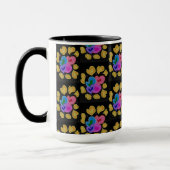 Farbenfrohes Herzdesign Tasse (Links)