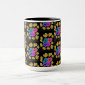 Farbenfrohes Herzdesign Tasse (Zentrum)