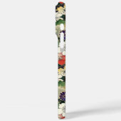 Farbenfrohes japanisches Blumenmuster mit Monogram Case-Mate iPhone Hülle (Rückseite / Links)