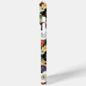 Farbenfrohes japanisches Blumenmuster mit Monogram Case-Mate iPhone Hülle (Rückseite / Links)