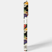 Farbenfrohes japanisches Blumenmuster mit Monogram Case-Mate iPhone Hülle (Rückseite / Rechts)