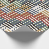 Farbenfrohes Jugendstil-Muster Geschenkpapier (Ecke)