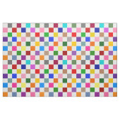 Farbenfrohes Karomuster Design Weiß Stoff (Fat Quarter (45,7 x 55,9 cm))