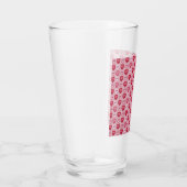 farbenfrohes Kaugummi Valentinstag Herz Muster Glas (Rechts)