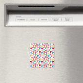 farbenfrohes Kaugummi Valentinstag Herz Muster Magnet (In Situ (Geschirrspüler))