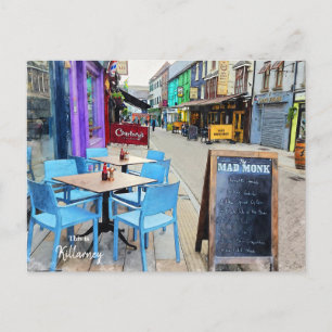 Farbenfrohes Killarney-Irland Postkarte