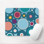 Farbenfrohes Kreis Muster Mousepad (Mit Mouse)
