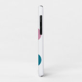 Farbenfrohes Kreisdesign – Lustiger geometrischer  Case-Mate iPhone Hülle (Hinten/Links)
