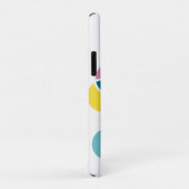 Farbenfrohes Kreisdesign – Lustiger geometrischer  Case-Mate iPhone Hülle (Hinten/Rechts)