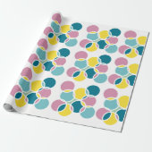 Farbenfrohes Kreisdesign – Lustiger geometrischer  Geschenkpapier (Ungerollt)