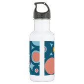 Farbenfrohes Kreiselmuster Trinkflasche (Rückseite)