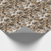 Farbenfrohes Leopard-Zebra-Tarnmuster Geschenkpapier (Ecke)