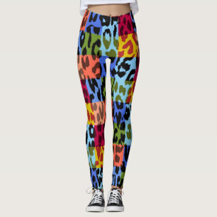 Farbenfrohes Leopardenfellmuster #19 Leggings