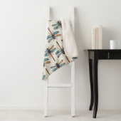 Farbenfrohes Libellenmuster Sherpadecke (Beispiel)