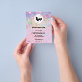 farbenfrohes Mädchen-Opal-Design Flyer (Gruppe)