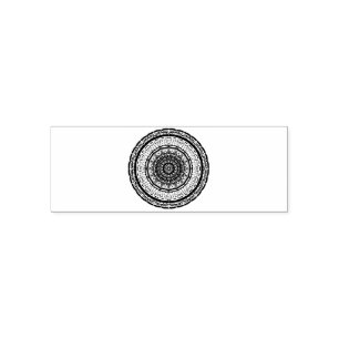 farbenfrohes Mandala Permastempel