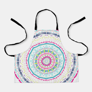 farbenfrohes Mandala Schürze