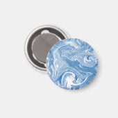 Farbenfrohes Marmorkunstmuster. Magnet (Vorderseite/Rückseite)