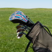 Farbenfrohes Meeresleben-Küstenmuster (11) Golf Headcover (In SItu)