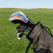 Farbenfrohes Meeresleben-Küstenmuster (6) Golf Headcover (In SItu)
