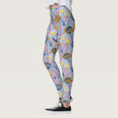 Farbenfrohes Meeresleben-Küstenmuster (9) Leggings (Links)