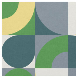 Farbenfrohes modernes Bauhaus-Abstraktes geometris Stoff