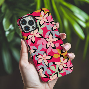 Farbenfrohes modernes florales Muster Helle Botani iPhone 16 Pro Max Hülle