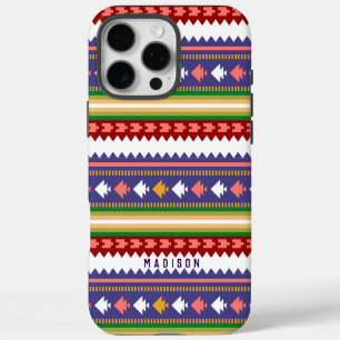 Farbenfrohes modernes geometrisches Muster Persona iPhone 16 Pro Max Hülle