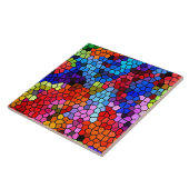 Farbenfrohes Mosaik Fliese (Seite)