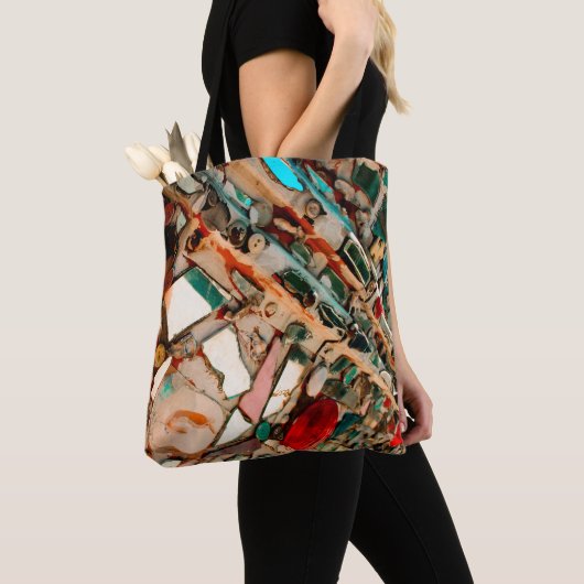 Farbenfrohes Mosaik Tasche (Von Nahem)