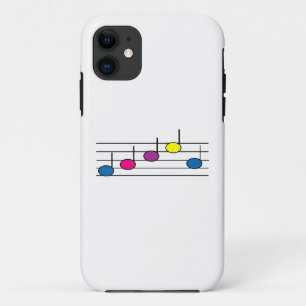 Farbenfrohes Muster moderner Musiknoten Case-Mate iPhone Hülle