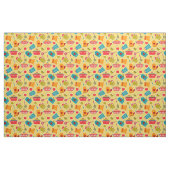 Farbenfrohes Muster von Küchenutensilien Stoff (Fat Quarter (45,7 x 55,9 cm))