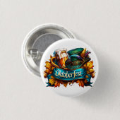 Farbenfrohes Oktoberfest Button (Vorne & Hinten)