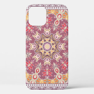 Farbenfrohes ornamentales Doodle: Symmetrisches Sp Case-Mate iPhone Hülle