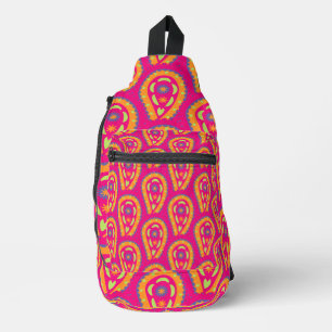 Farbenfrohes Paisley Crossbody Bag