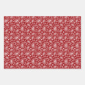 Farbenfrohes Paisley-Design Geschenkpapier Set (Vorderseite 3)