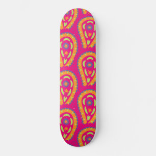 Farbenfrohes Paisley Skateboard