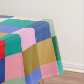 Farbenfrohes Patchwork-Karo Modernes Weihnachtsfes Tischdecke (Beispiel)