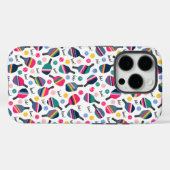 Farbenfrohes Pickleball-Muster Case-Mate iPhone Hülle (Rückseite (Horizontal))