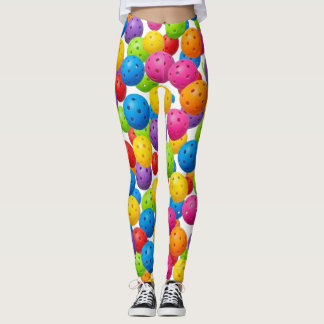 Farbenfrohes Pickleball-Muster Leggings