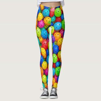 Farbenfrohes Pickleball-Muster Leggings