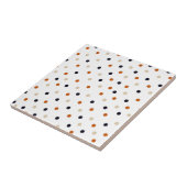Farbenfrohes Polka-Punkte-Muster Fliese (Seite)