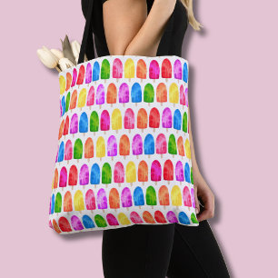 Farbenfrohes Popsicle-Eis-Lutscher-Muster Tasche