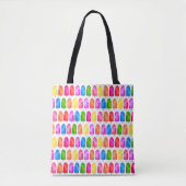 Farbenfrohes Popsicle-Eis-Lutscher-Muster Tasche (Vorderseite)