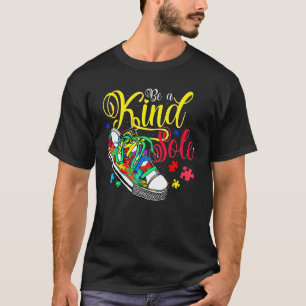 Farbenfrohes Puzzle Sei eine freundliche Seele Aut T-Shirt