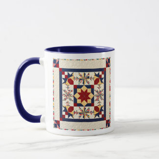 Farbenfrohes Quiltmuster - Quiltliebhaber Tasse