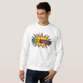 Farbenfrohes Regenbogen-Autismus-Sternenexplosion- Sweatshirt (Vorne ganz)