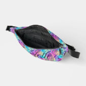 Farbenfrohes Regenbogen-Boho-Stammeskunstmuster Bauchtasche (Offen)